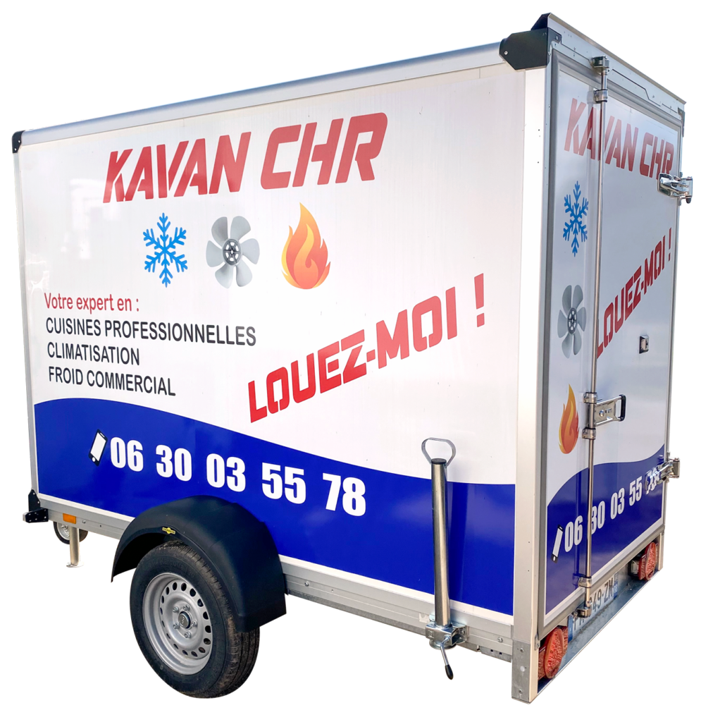Kavan CHR, location de remorque pour vos événements, mariage, fête de famille