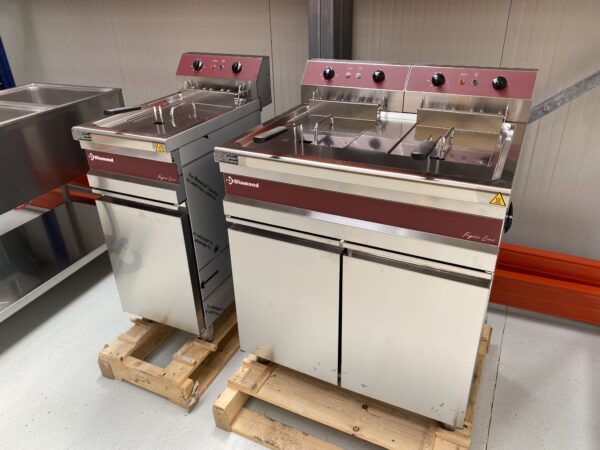 Friteuse électrique 1 cuve -14L sur armoire - Neuve - Prix TTC – Image 3