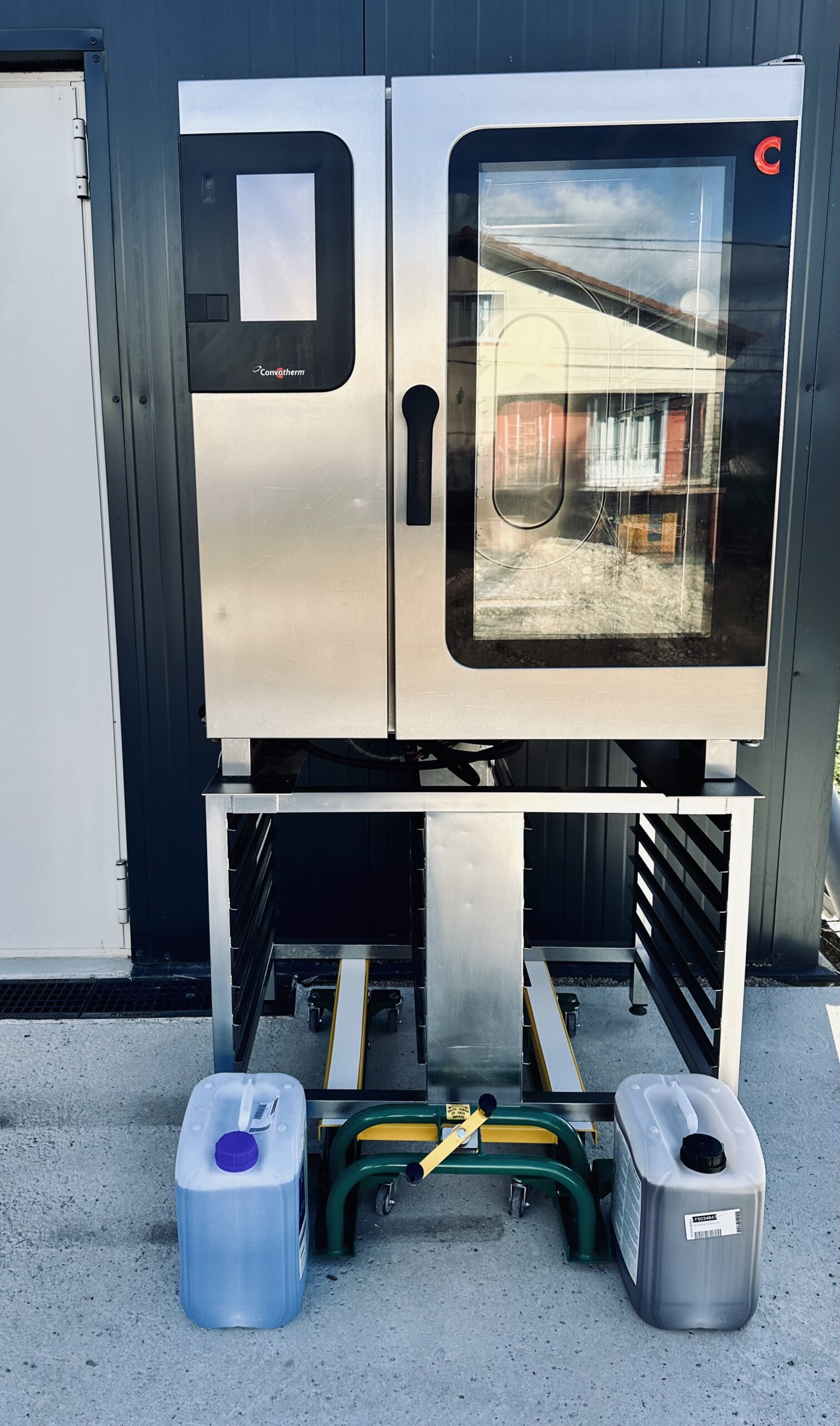 Four mixte Convotherm 10 niveaux avec chaudière et support - Prix TTC