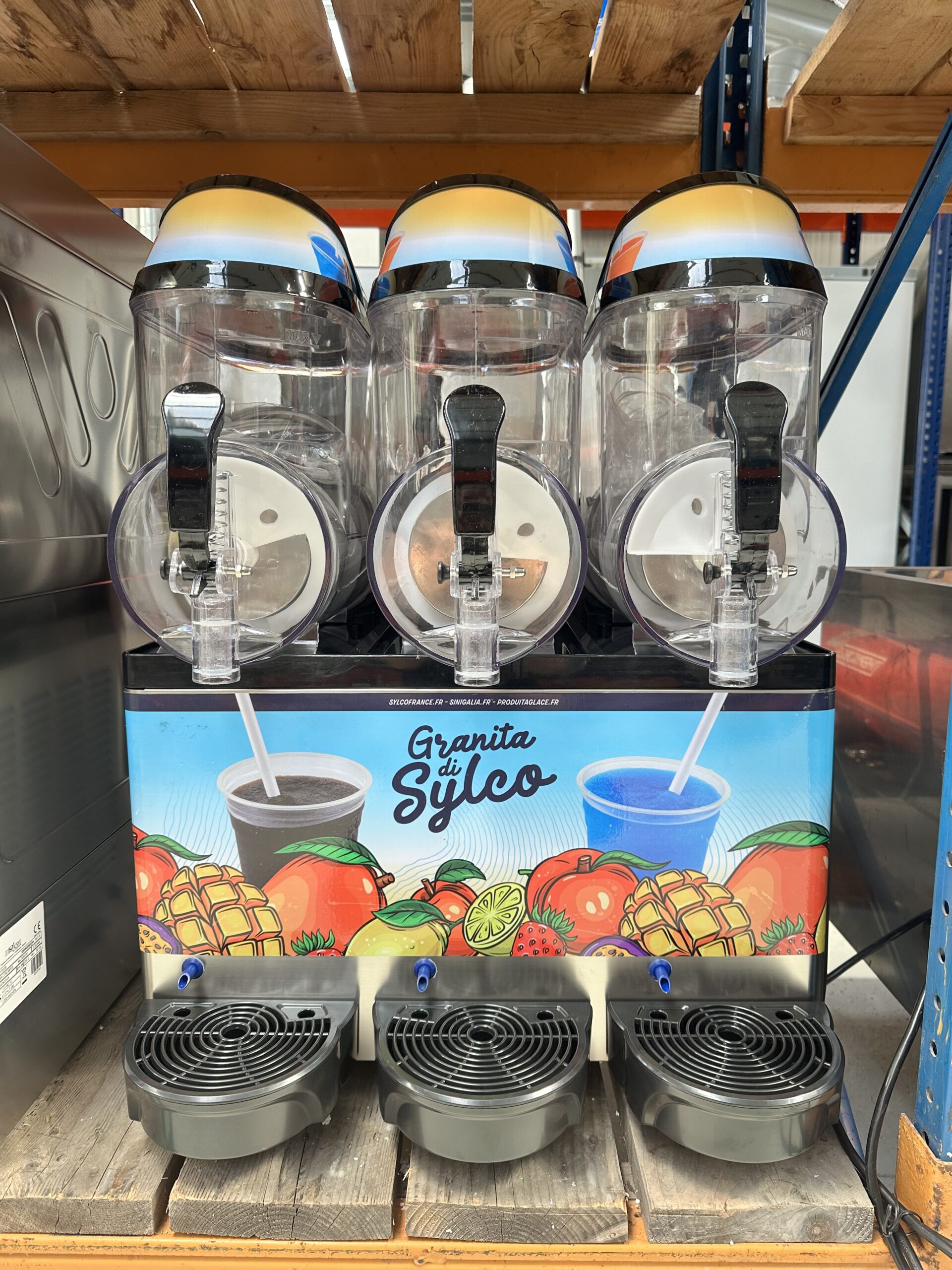 Machine à granita 3 bacs- 12L - Neuf